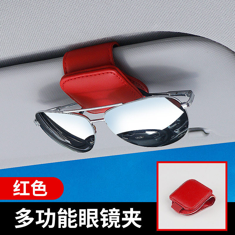 Car Sunglasses Clip Holder for Visor Storage (New)