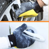 Soft Coral Fleece Car Washing Gloves for Cleaning