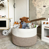 XXXLarge Cotton Rope Storage Basket for Baby Toys