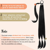 European Beauty Long Hair Winding Wig Horsetail