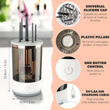 Electric Makeup Brush Cleaner (USB, Auto Rotating)