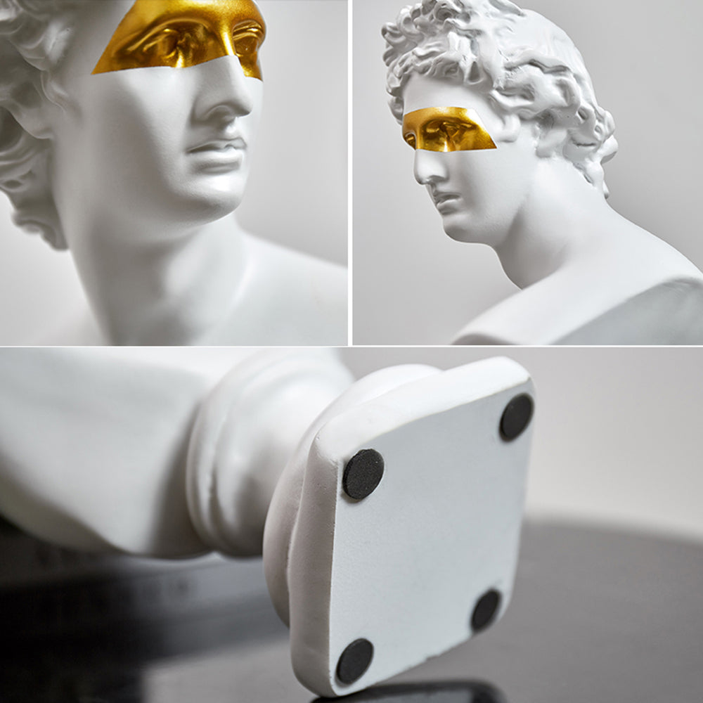 Nordic Luxury Apollo Gold Eye Resin Home Decor Piece