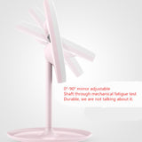 Lighted Makeup Mirror, Portable Folding Vanity Mirror
