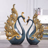 European Couple Swan Home Decor for Weddings and Gifts