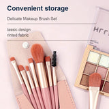 8pcs Professional Makeup Brush Set for Beauty Cosmetics