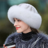 Women's Winter Warm Fur Outdoor Hat