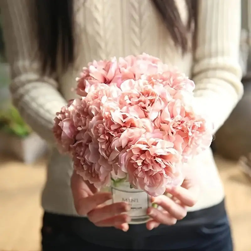 Artificial Peony Bouquet for Home and Wedding Decor