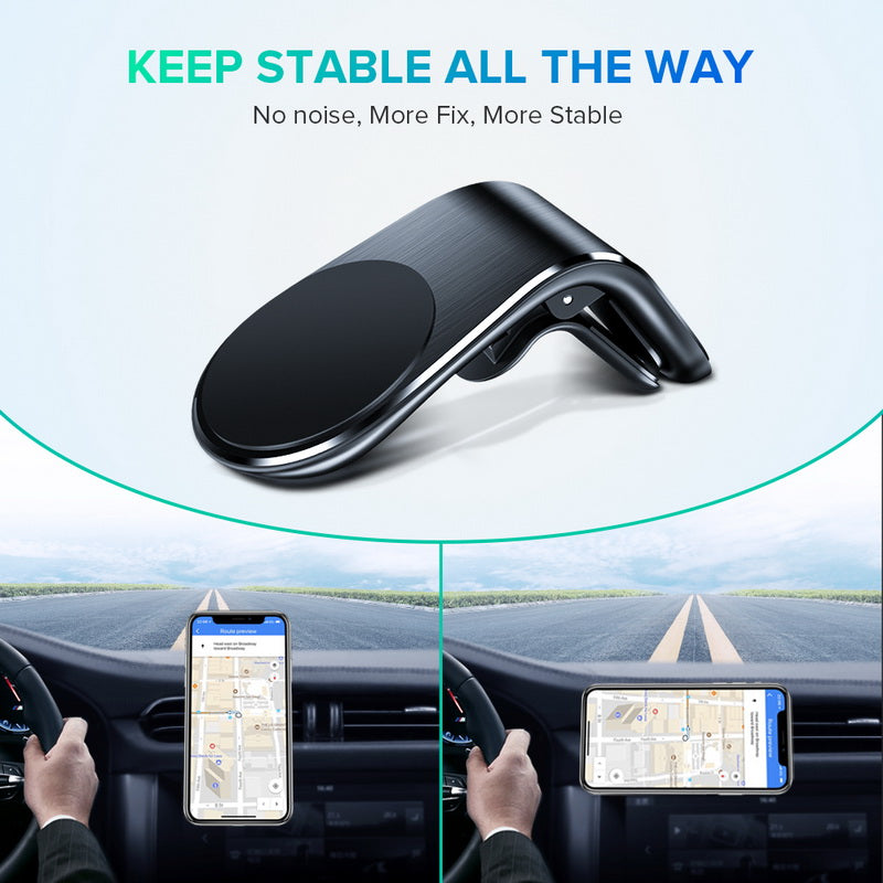 Magnetic Phone Holder with Suction Cup for Car