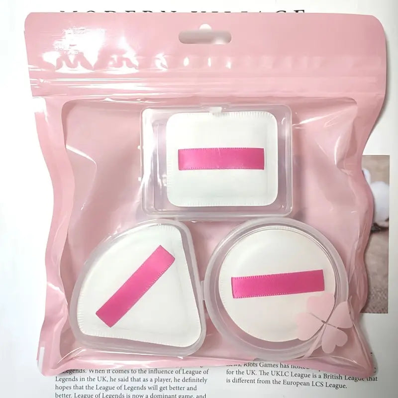 3pcs Reusable Makeup Sponge Puff for Liquid Foundation