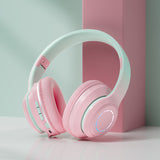 Bluetooth Over-Ear Headphones with Gradient Colors