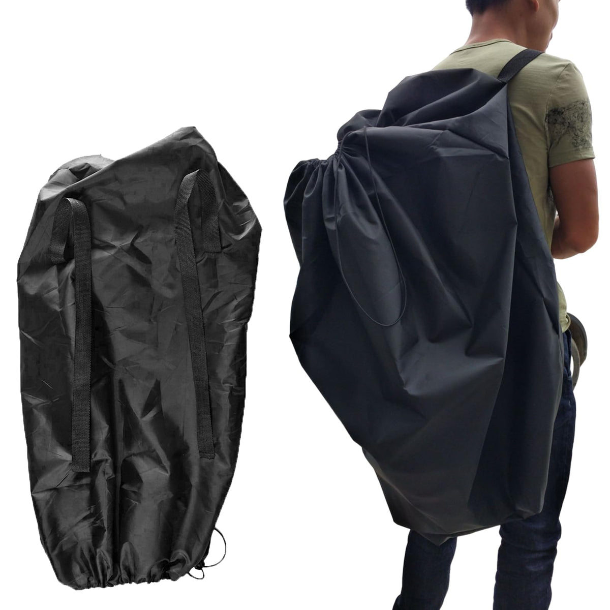 Xiaokeis Car Seat Travel Bag Durable Car Seat Bags for Air Travel Ideal Gate Check Bag for Saving Money Safe Travel Car Seat Cover Fits Convertible Car Seats Infant carriers(Black)