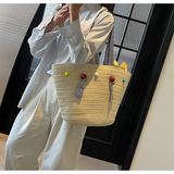 Large Capacity Women's Straw Beach Tote Bag (2020)