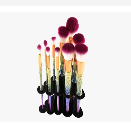 Makeup Brush Drying Rack with Ventilation System