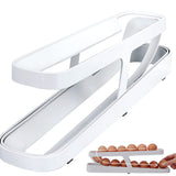 1pc Plastic Egg Holder for Fridge Storage Organizer