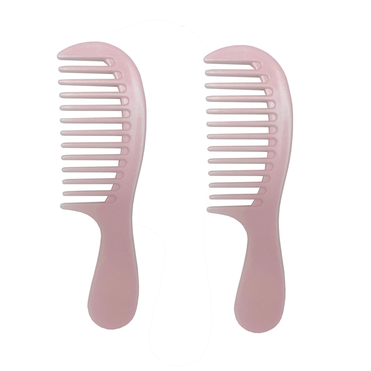 Mini Wide Tooth CombSmall Travel Purse Comb Hair Detangling Comb Brush for Curlies Portable Care Handgrip Comb Shower Comb Travel Combs for Men Women - Best Styling Comb for CurlyWetDry (Pink-S2)