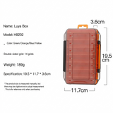 Dual-Sided Fishing Tackle Box