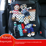 Car Trunk Double-Layer Net Storage Organizer