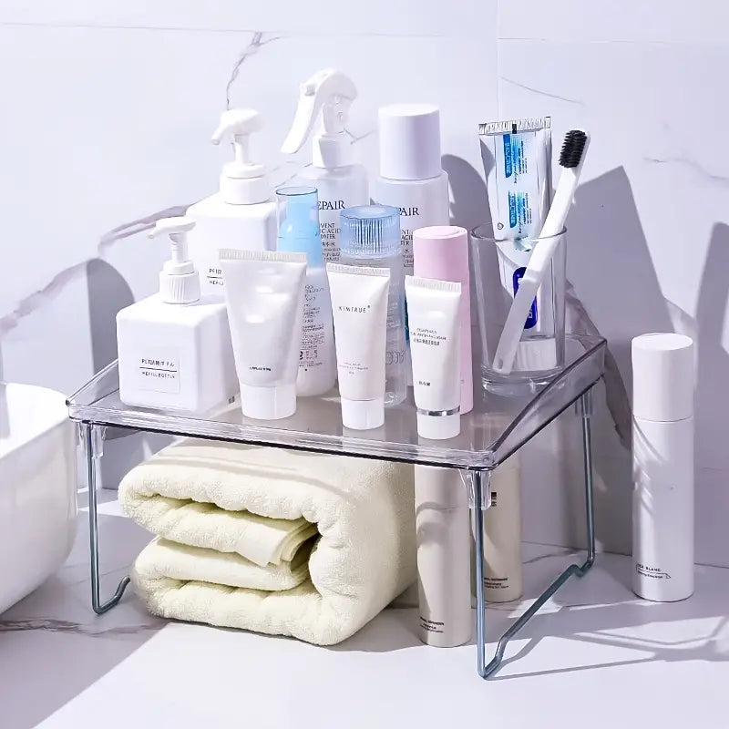 Stylish Folding Shelf Storage Rack for Home & Office