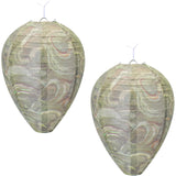 Halatool 2 Pcs Hanging Fake Wasp Nest Outdoor Fake Hornets Nest Decor for Home and Garden（ Camouflage ）