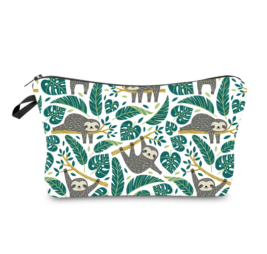 Women's Waterproof Canvas Makeup Clutch Bag