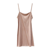 Thin Shoulder Strap Spring & Summer Dress Slip Petticoat