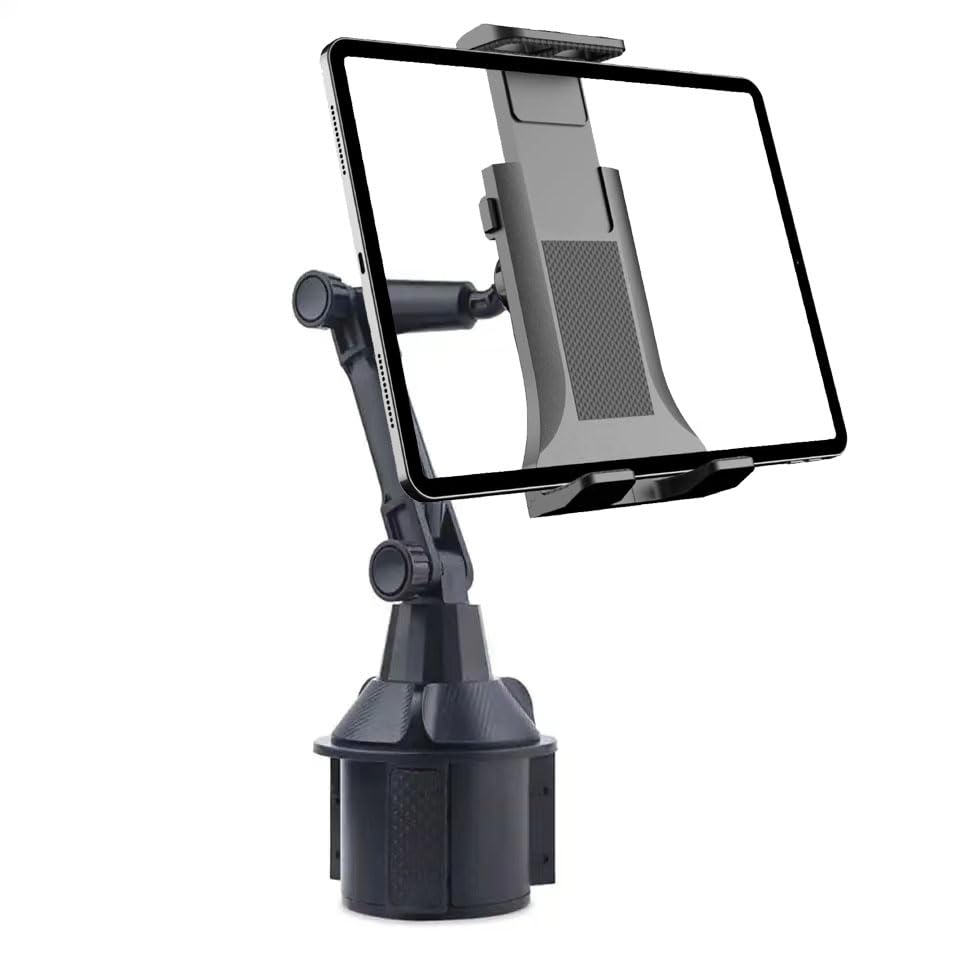 ushemi Cup Car Phone Holder for Car Universal Adjustable Long Neck Car Phone Mount Cradle Friendly Compatible with iPhone Ipad Samsung Google and All 4.0-14 inches Smartphones Tablet