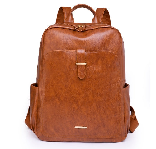2020 Summer Vintage Leather Women's Backpack (Two Ways)