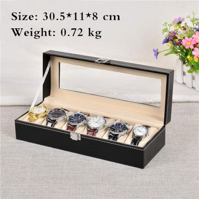 Elegant Wooden Watch and Jewelry Organizer Box