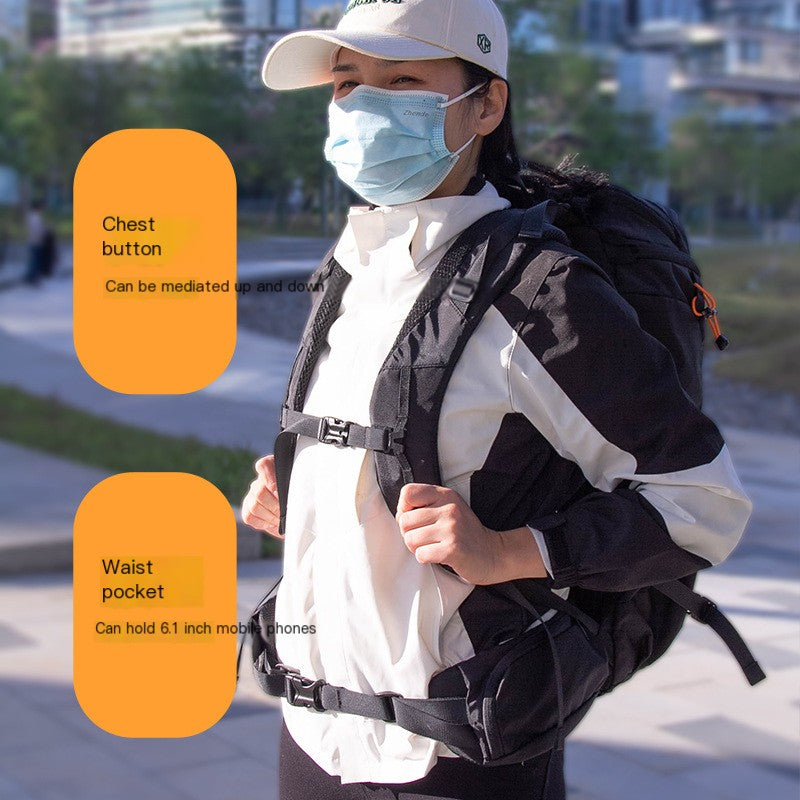 Waterproof Hiking Backpack for Men and Women (Large Capacity)