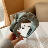Wide Edge Cloth Hair Band for Women - Retro Style Accessory