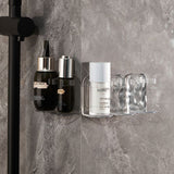 Glacier Pattern Bathroom Organizer for Skincare and Toothbrush