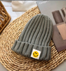 Baby Toddler Ribbed Knit Smile Face - Atlantic Shopping Mall