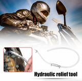 Car Motorcycle Clutch Brake Bleeder Hose One Way Valve Tube Bleeding Tool Set US
