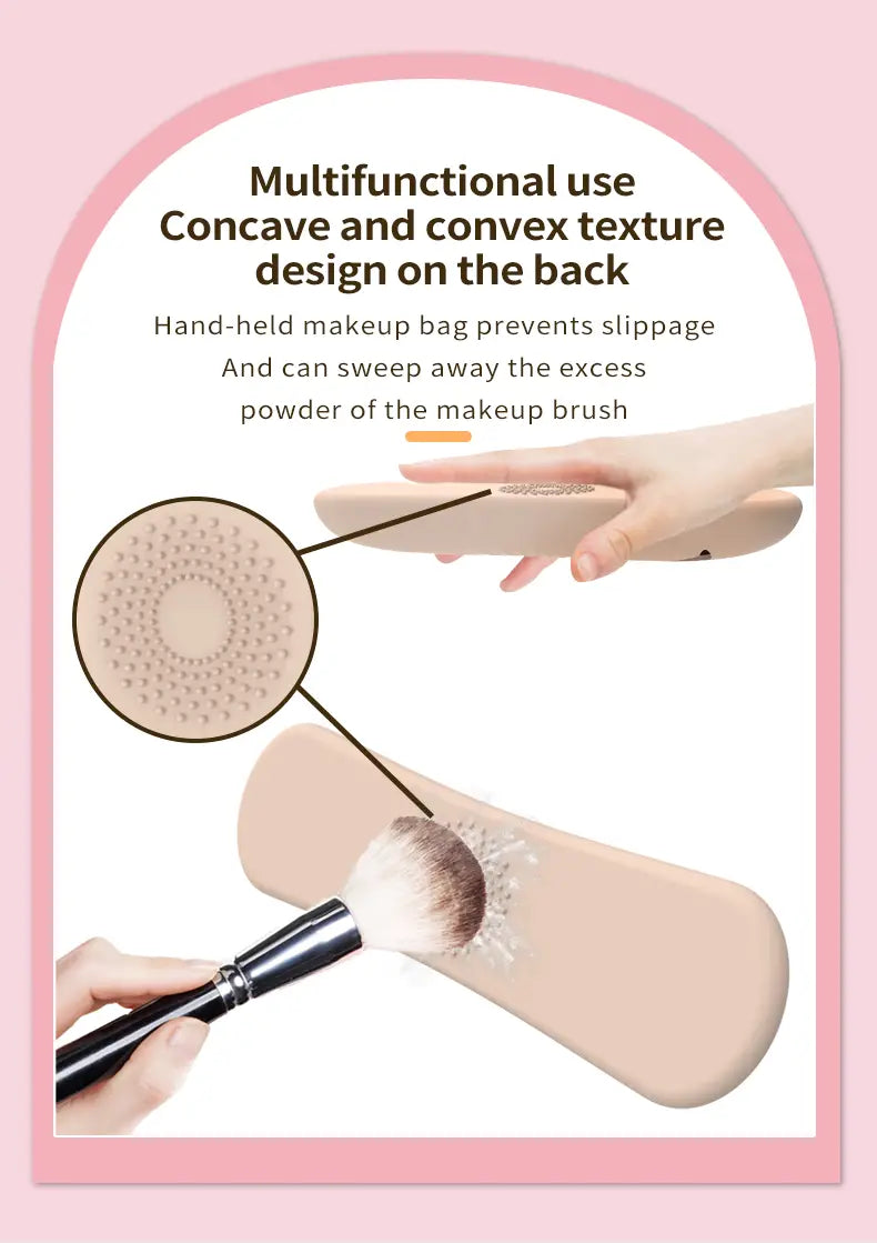 Large Capacity Portable Travel Makeup Brush Organizer