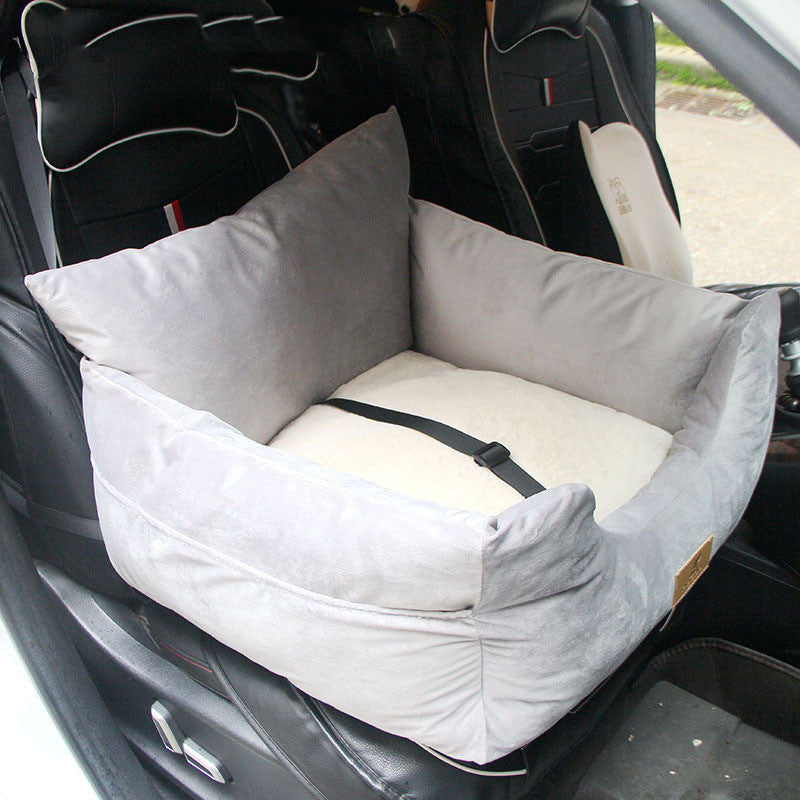 Teddy Car Mat for Pet Safety Seat Cushion