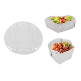Camping Bowl Collapsible Silicone Bowl Portable Camping Tableware Folding Picnic Bowl for Travel Camping Fridge Food Storage