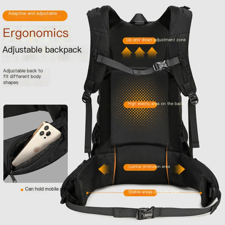 Waterproof Hiking Backpack for Men and Women (Large Capacity)