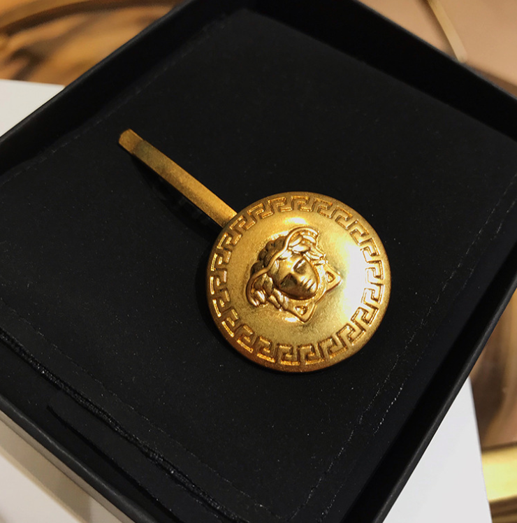 Copper Portrait Hair Clip (Bobby Pin)