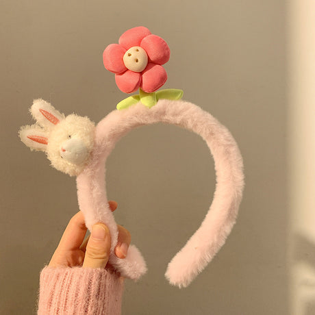 Cute Purple Plush Monster Headband Hair Accessory