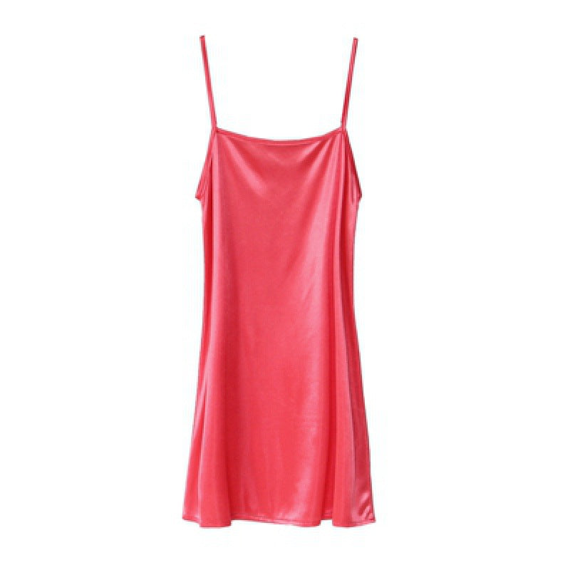 Thin Shoulder Strap Spring & Summer Dress Slip Petticoat