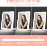 Foldable LED Makeup Mirror