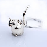 3D Cat Metal Keychain - Bag Accessory Gift