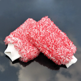 Microfiber Coral Fleece Car Wash Glove – Soft Cleaning Mitt for Auto Detailing & Household Use