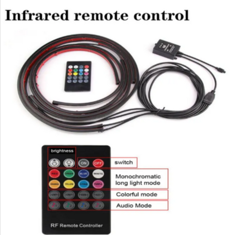 RGB LED Car Underglow Strip Lights