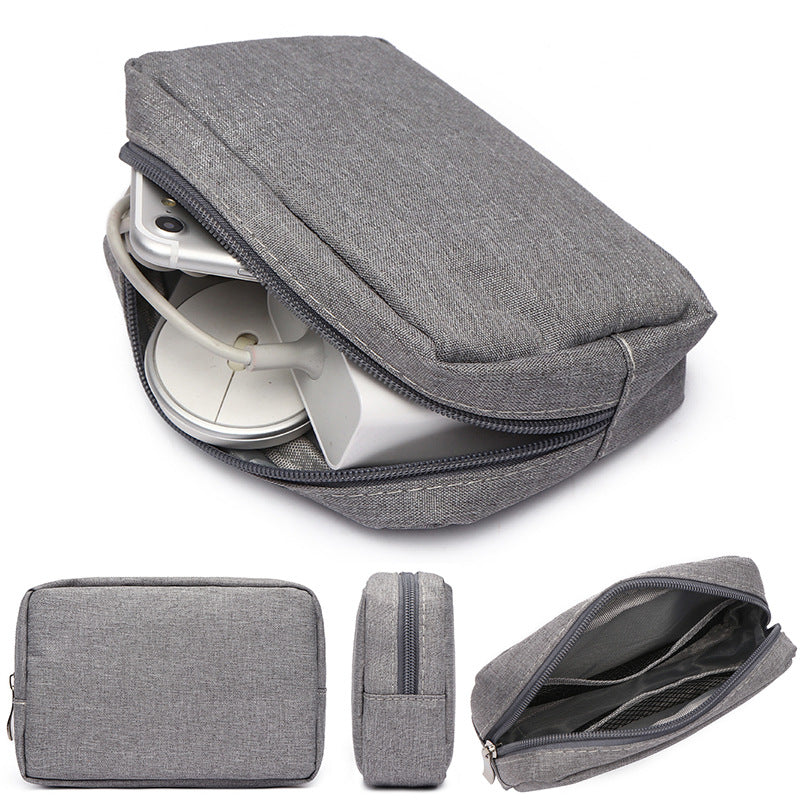 Digital Accessories Storage Bag for Power Bank & Earbuds