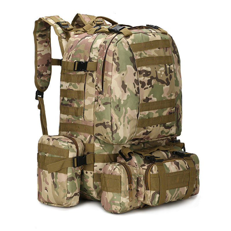 Men's Oxford Fabric Outdoor Backpack - Camouflage Hiking Bag