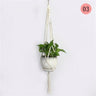 Handwoven Cotton Rope Hanging Planter Basket