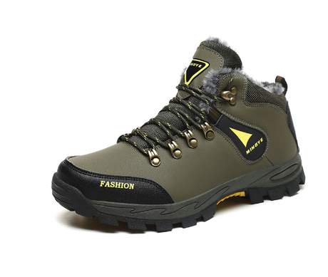 Large Outdoor Hiking Shoes with Velvet Comfort