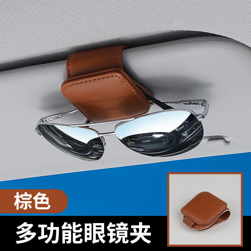 Car Sunglasses Clip Holder for Visor Storage (New)