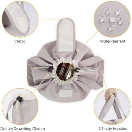 Large Capacity Drawstring Cosmetic Bag